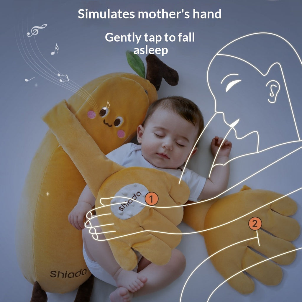 Baby Soothing Hand-Shaped Patting Sleep Aid Doll Pillow