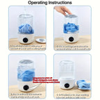 Portable Mini Washer, USB Rechargeable Cordless, 1.2L Capacity For Underwear, Socks & Baby Clothes, 3 Cleaning Modes, Quiet & Compact For Travel, Dorm, Apartment