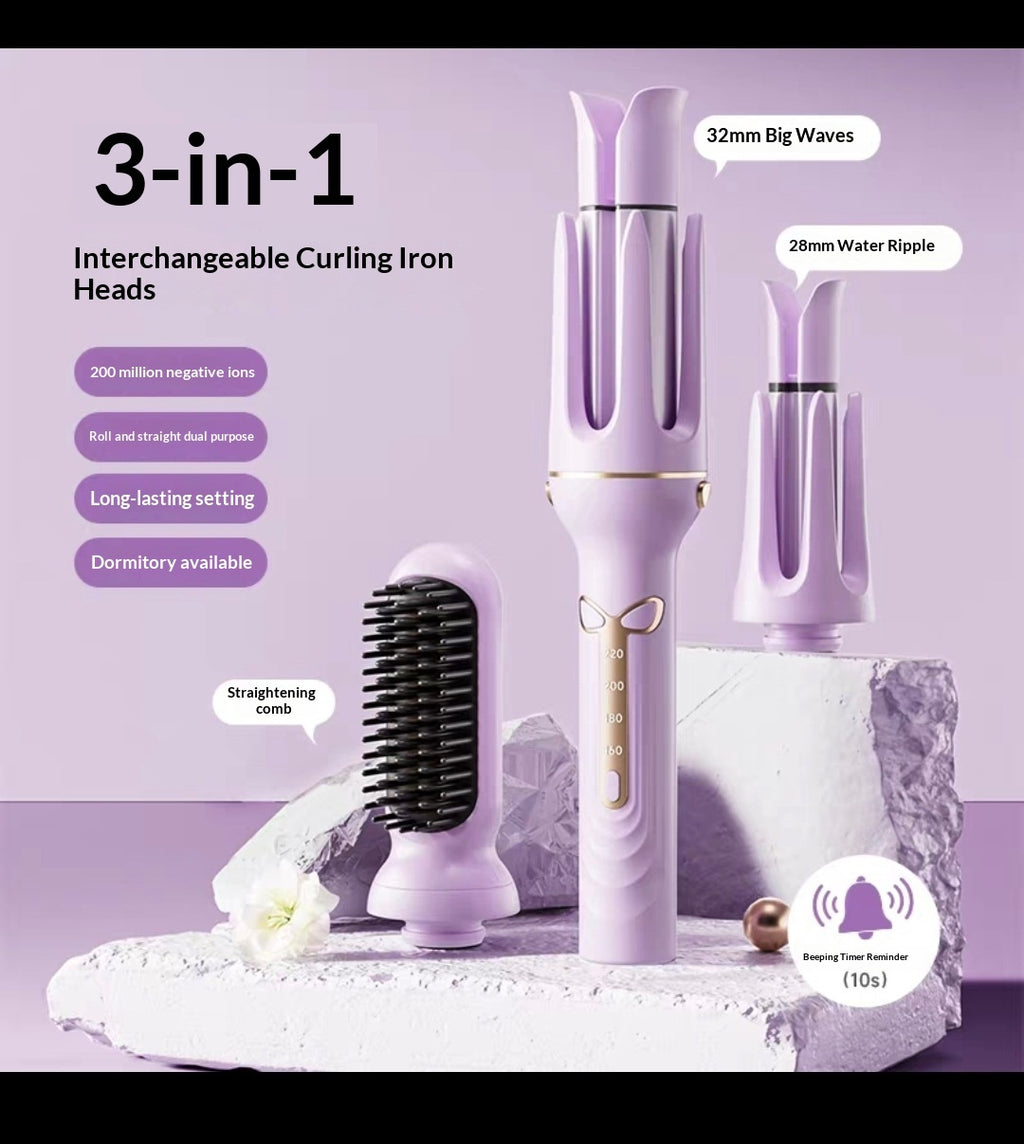 New Multi-functional 3-in-1 Curling Wand