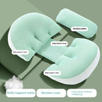 Portable Home U-shaped Side Pillow During Pregnancy