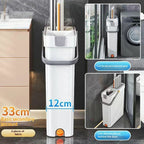 Household Narrow-slot No-hands-needed Flat Mop For Hands-free Mopping