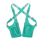Men's Retro Underarm Backpack Belt Bag - Adjustable Crossbody Shoulder Bag for Travel Storage Multi Functional