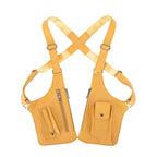 Men's Retro Underarm Backpack Belt Bag - Adjustable Crossbody Shoulder Bag for Travel Storage Multi Functional