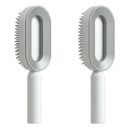 Self Cleaning Hair Brush For Women One-key Cleaning Hair Loss Airbag Massage Scalp Comb Anti-Static Hairbrush