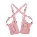 Men's Retro Underarm Backpack Belt Bag - Adjustable Crossbody Shoulder Bag for Travel Storage Multi Functional
